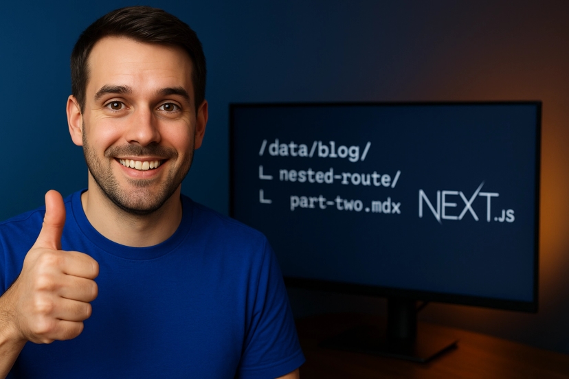 Structuring Multi-Part Blog Posts with Nested Routes in Next.js